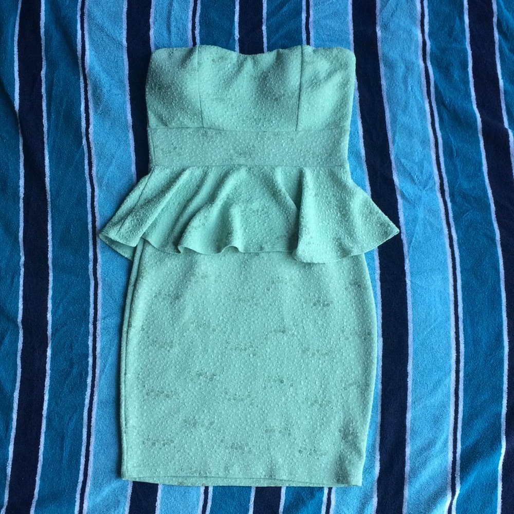 Body central sea foam green dress